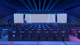 会议舞台效果图