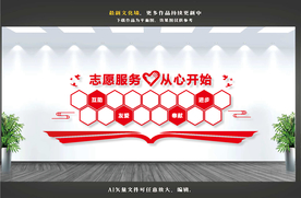 志愿者文化墙