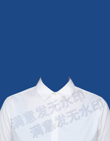 证件照白衬衫