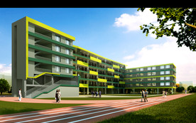 学校建筑设计效果图