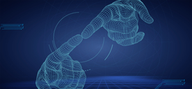 科技未来蓝色背景