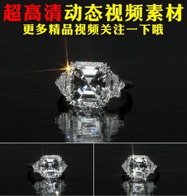 浪漫唯美水晶钻石爱情视频素材