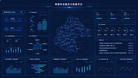 养老可视化大数据大屏