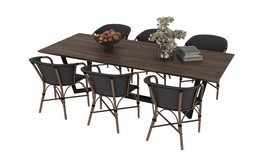 户外桌子3d模型