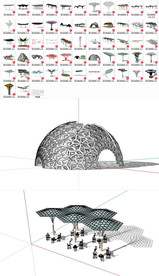 现代构筑物56套
