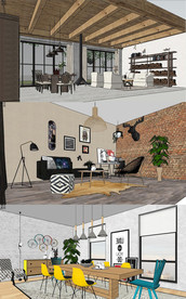 陈设场景SU模型