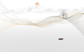 新中式电视背景墙