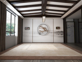 中式客厅效果图