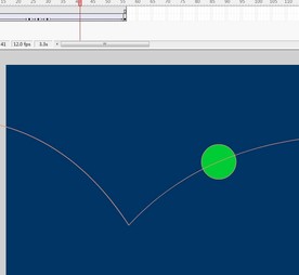 绿色小球弹跳变形运动规律2秒