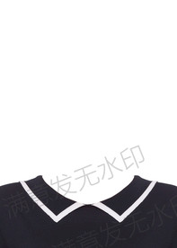 证件照黑色衬衫