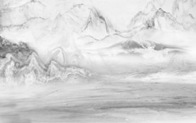 意境中式简约山水 TIF分层