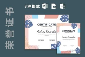 专业证书/文凭模板 荣誉证书