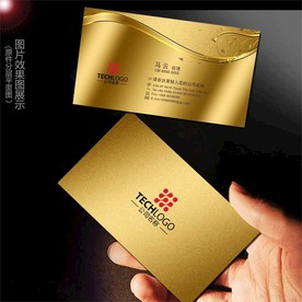 金色名片 花纹名片 质感名片