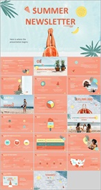 夏至夏日狂欢夏季旅游 ppt