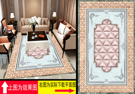 欧式花纹大理石拼花地板