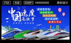 高铁海报