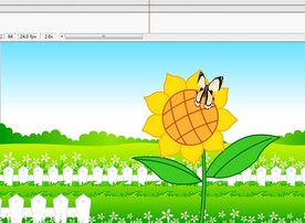 蝴蝶在向日葵上面拍翅膀5秒