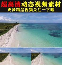 海天一色海洋海浪实拍视频素材