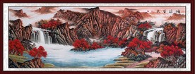 山水画国画山水画