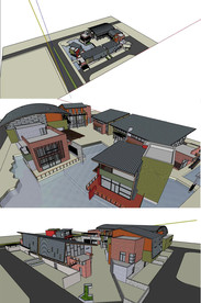 天津商业街SU模型