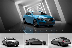3d奔驰c级汽车模型