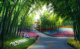 玄天湖湿地公园景观