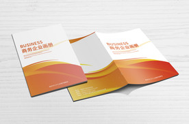 大气商务画册封面