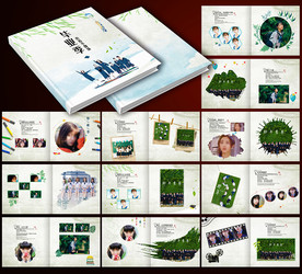 毕业相册毕业纪念册同学会相册