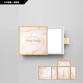 彩妆礼盒 创新纹理 粉饼包装