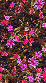 大牌 扎染 手绘花 豹纹 分层