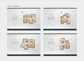 户型牌 铭牌 欧式户型渲染