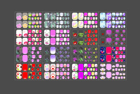 指甲贴 脚甲贴甲油膜 贴钻印花