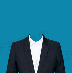 女生半身证件照西装