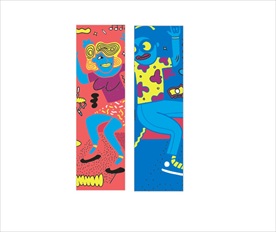 时尚男女  抽象男女 搞怪男女