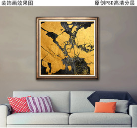 抽象油画客厅装饰画