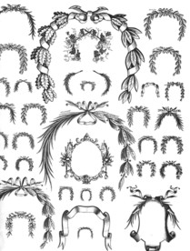 欧式花纹 葡萄酒纹饰