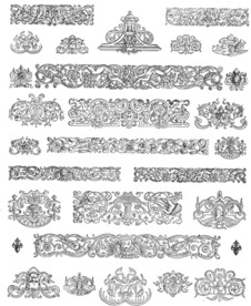 欧式花纹 葡萄酒纹饰