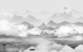 新上架意境唯美山水 TIF分层