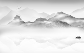 高档大气唯美山水 TIF分层