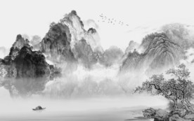 爆款意境唯美山水 TIF分层