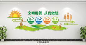 文明用餐珍惜粮食