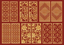 花纹隔断