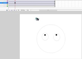 眼睛跟随虫子旋转动画5秒