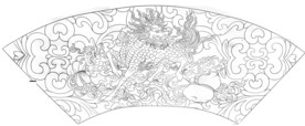 麒麟白描