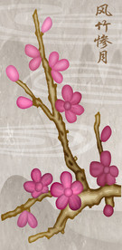 梅花电脑绘图