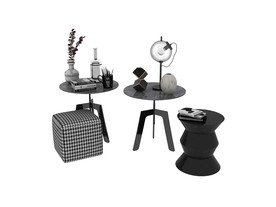 圆桌装饰3d模型