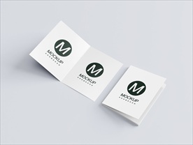 二折页宣传样机