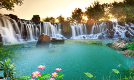 高清瀑布 山水瀑布图片