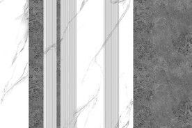 现代简约大理石纹爵士白背景墙