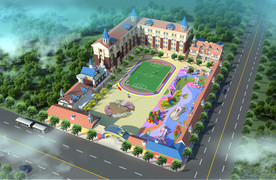 幼儿园建筑规划设计案例效果图